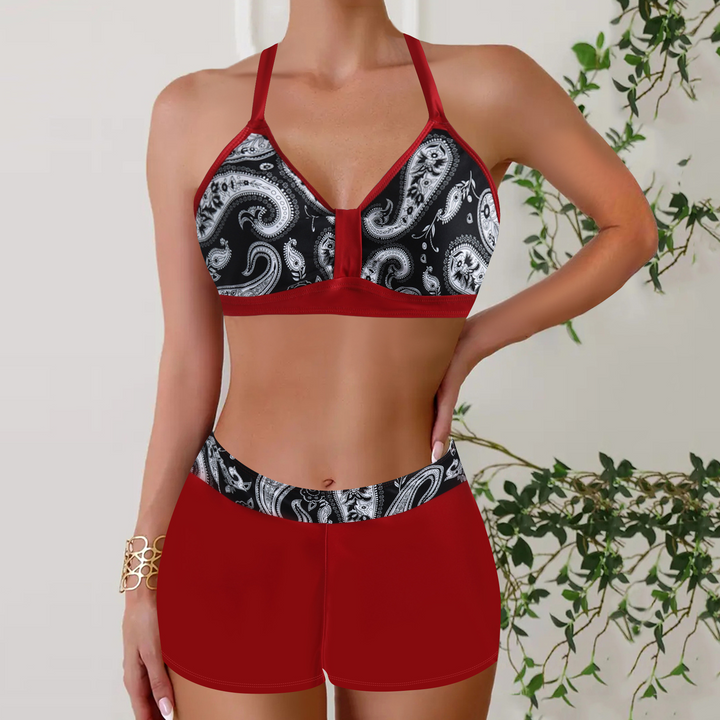 Janette - Ribbed High-Waisted Bikini