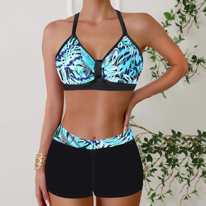 Janette - Ribbed High-Waisted Bikini
