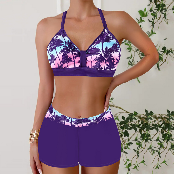 Janette - Ribbed High-Waisted Bikini